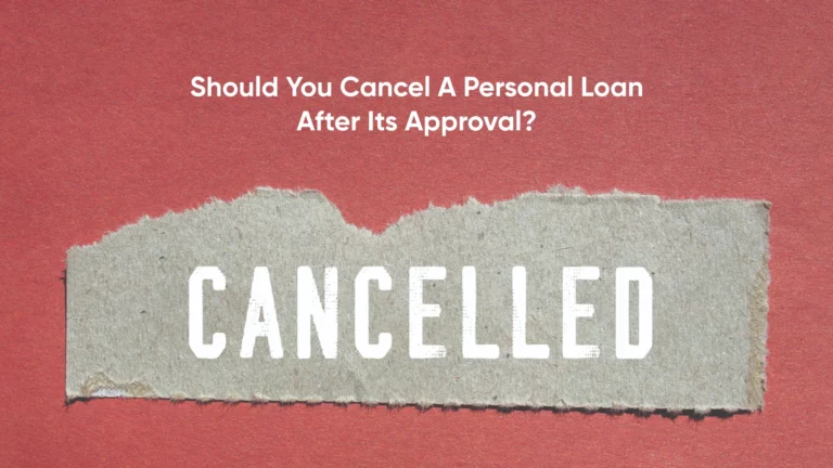 Cancellation of Personal Loan after Disbursement